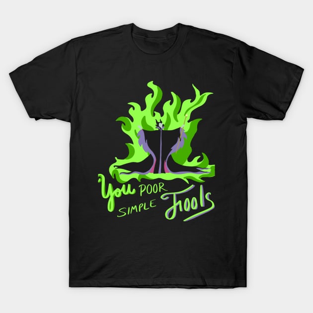 Maleficent T-Shirt by Courtneychurmsdesigns